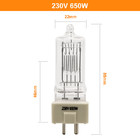 lumière chaude d'halogène de tungstène de lumière d'étape de film et de télévision de lumière de vidéo de photographie de 230V 650W