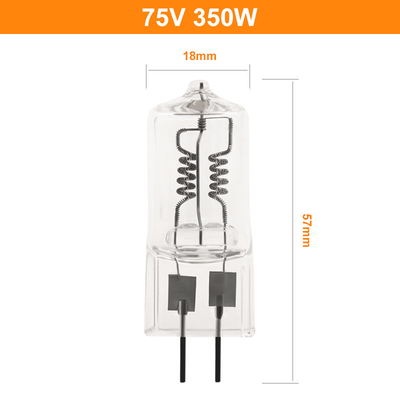 lampe spéciale à hautes températures d'halogène d'ampoule d'halogène de quartz en verre de 75V 350W