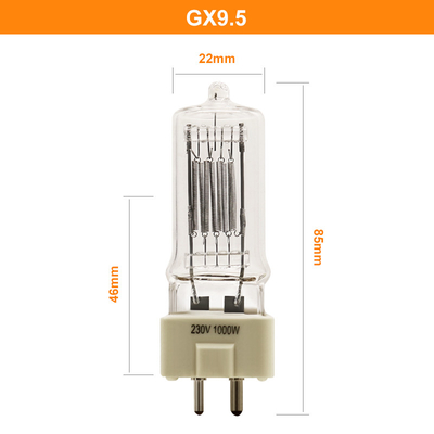 Lampe de la lumière d'ampoule d'halogène de Marine Searchlight 1000w 230v de bateau Gx9.5