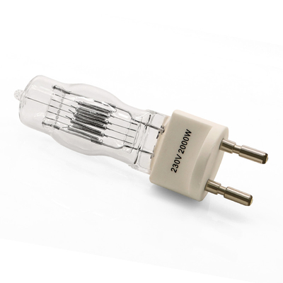 ampoule finie simple d'halogène de lampe de 230v 2000w G22 3200k 300Hours