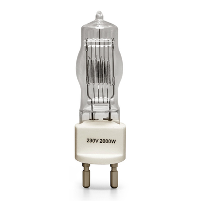 ampoule finie simple d'halogène de lampe de 230v 2000w G22 3200k 300Hours
