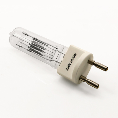 Bi Pin Halogen Lamp Explosion Proof d'ampoule d'halogène de quartz de 230v 2000w G22