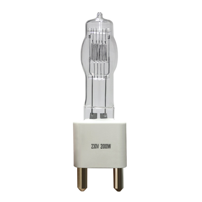 lampe à haute tension de l'halogène 230v 2000 simples de l'ampoule G38 de watt finis