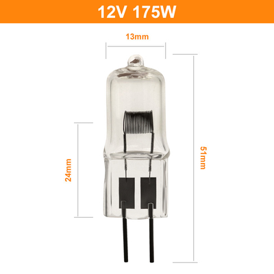 le courant de lampe d'aérodrome de rechange d'ampoule d'halogène de quartz de 50W 150W 200W 100w a commandé 6.6A
