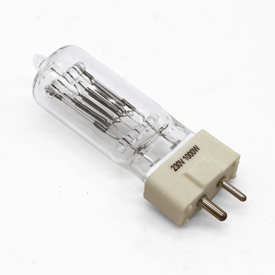 lampe finie simple basse 3200K de studio d'étape de l'ampoule 1000w de quartz d'halogène de 230V Gy9.5
