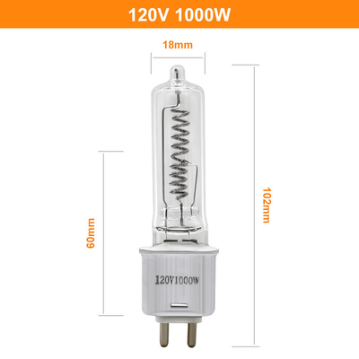 remplacement de Heater Replacement Bulbs 101mm Sylvania Osram FEL d'infrarouge de quartz de 120V 1000W G9.5