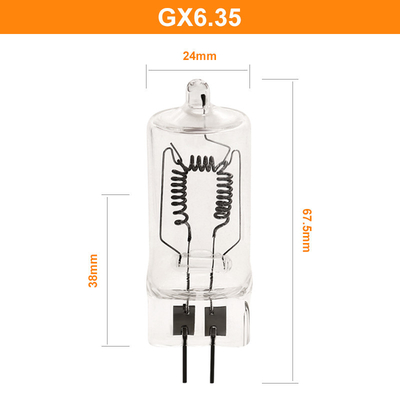 divertissement de la torche 3300k 15h 67.5mm de photo de lampe de projecteur d'ampoule de 230V 1000W GX6.35