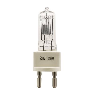 Lumen infrarouge rouge de la lampe G9.5 25000 du quartz IR de l'ampoule d'halogène 1000W 230V