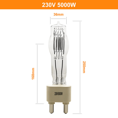230V 5000W G38 ​​Stage Lampe à quartz Ampoule Studio Divertissement Barre de mariage