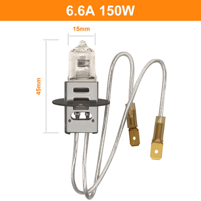 6.6A 150 aérodrome hommes-femmes de connecteur des lumens 2400lm PK30d JIF J1/83 d'ampoule d'halogène de quartz de watt