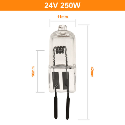 lampe chirurgicale de haut de projecteur d'halogène de tungstène de lumens de lampe d'iode de quartz de 24v 150w 250W