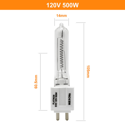 120V lampe menée d'instrument de rechange d'ampoule d'halogène de quartz de 500 watts