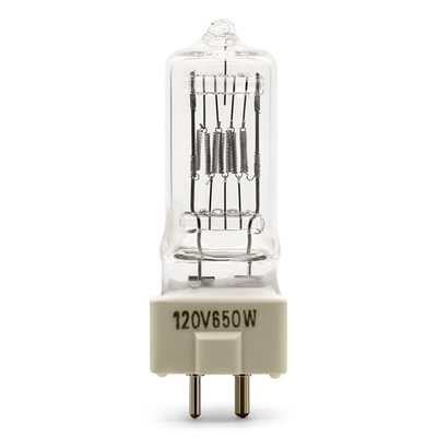 étape de lumières visuelle commerciale de Pin Halogen Bulb Quartz Tungsten de Bi de 120V 650W