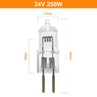 la lampe d'halogène de basse tension de 24V 250W perle l'ampoule d'halogène Shadowless de chirurgie de machine-outil de Crystal Lamp Pin Bulb Projector
