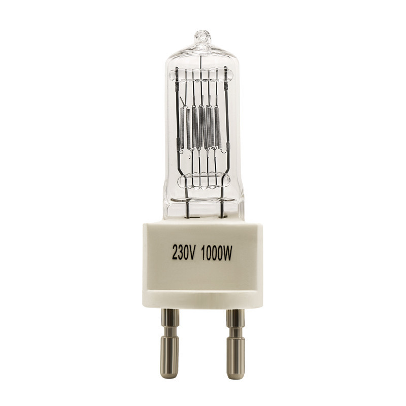 Lumen infrarouge rouge de la lampe G9.5 25000 du quartz IR de l'ampoule d'halogène 1000W 230V