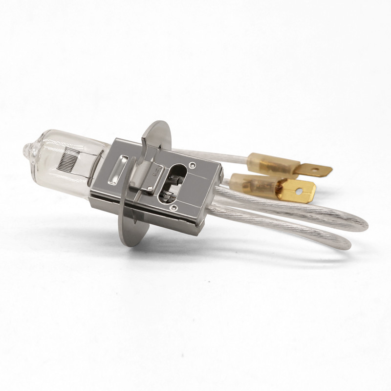 ampoules 6.6A de phare de voiture de poutre élevée de lampes d'aérodrome d'halogène de Bipin d'ampoule d'halogène du quartz 150w