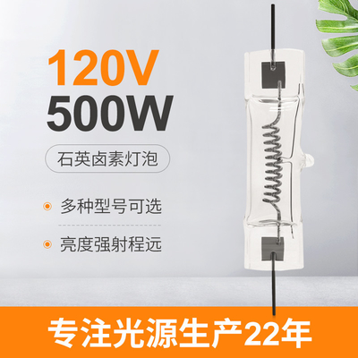 ampoule finie par double de travail d'halogène de l'ampoule d'halogène 120V 500w
